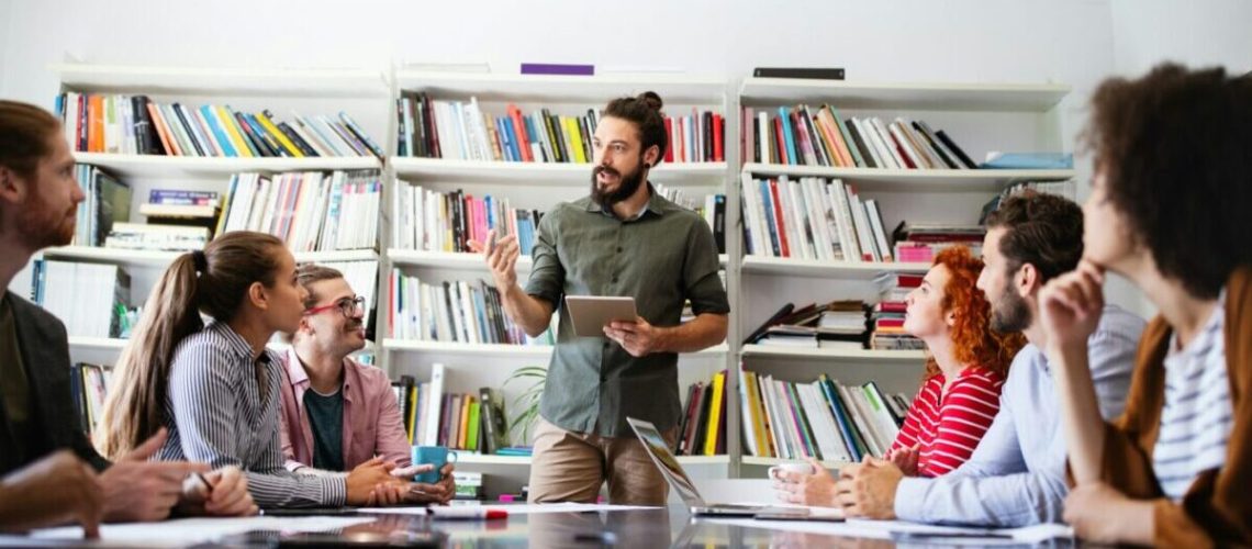 Business meeting and teamwork by business people